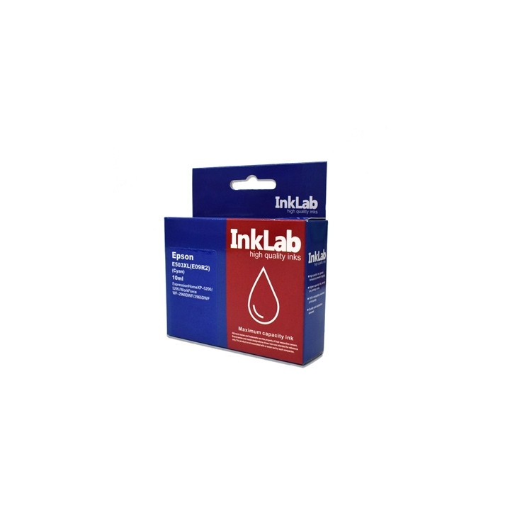 InkLab 503XL Epson Compatible Cyan Replacement Ink