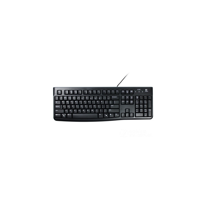 Logitech K120 Wired Keyboard for Windows  USB Plug-and-Play  Full-Size  Spill-Resistant  Curved Space Bar  Compatible with PC an