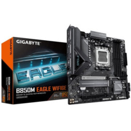Gigabyte B850M Eagle WIFI6E AMD AM5 Socket Motherboard  Micro-ATX  4x DDR5 Slots  2x M.2 Sockets  Fitted I/O Shield  2.5GbE LAN 