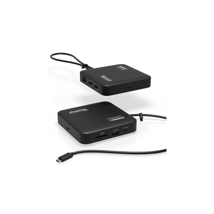 Plugable USBC-6950PDZ USB-C Dual HDMI 100W USB-C PD Docking Station