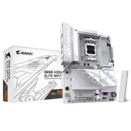 Gigabyte B850 AORUS ELITE WIFI7 ICE AMD AM5 Socket Motherboard  ATX  4x DDR5 Slots  3x M.2 Sockets  Fitted I/O Shield  2.5GbE LA