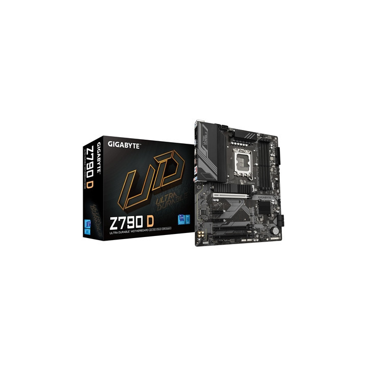 Gigabyte Z790 D Ultra Durable Intel 1700 Socket Motherboard  ATX  4x DDR5 Slots  3x M.2 Sockets  2.5GbE LAN  1x DisplayPort / 1x