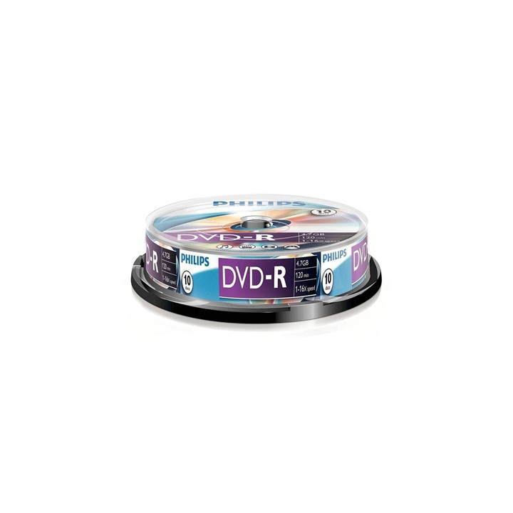 Philips DVD-R 16X 10 PK Spindle