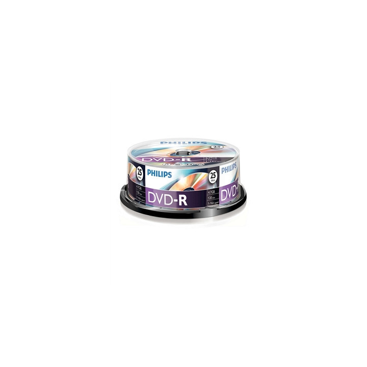 Philips DVD-R 16X 25 PK Spindle