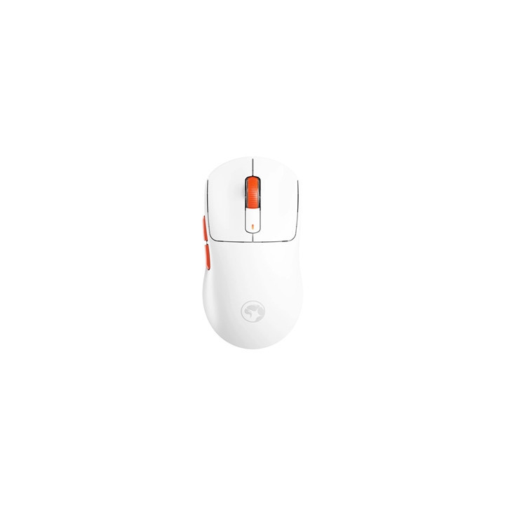 Marvo Scorpion G964W Niro 60 Wireless and Bluetooth USB-C Rechargeable Gaming Mouse (White)