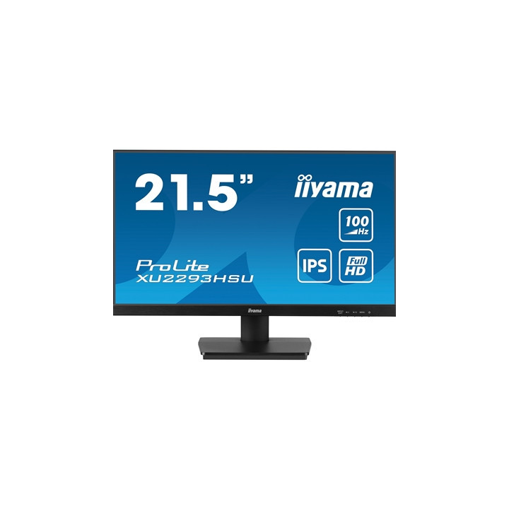 iiyama PROLITE XU2293HSU-B7 22 inch IPS Monitor  Full HD  1ms  USB Hubx2  HDMI  DisplayPort  Freesync  100Hz  Speakers  Black  A