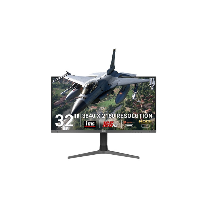 piXL CM32G7 32 Inch 144Hz 4K Widescreen IPS Gaming Monitor with AMD FreeSync & Nvidia G-Sync  3840 x 2160 Resolution  1ms Respon