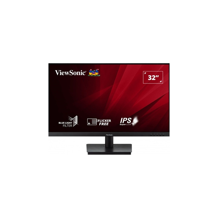 Viewsonic VA3209-2K-MHD 32 Inch IPS Frameless Monitor  2K  75Hz  4ms  HDMI  DisplayPort  HD  Built-In Speakers  VESA