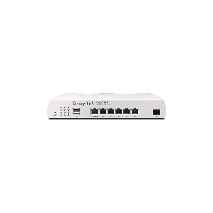 DrayTek V2865-K Vigor 2865 Multi-WAN Firewall VDSL Modem Router