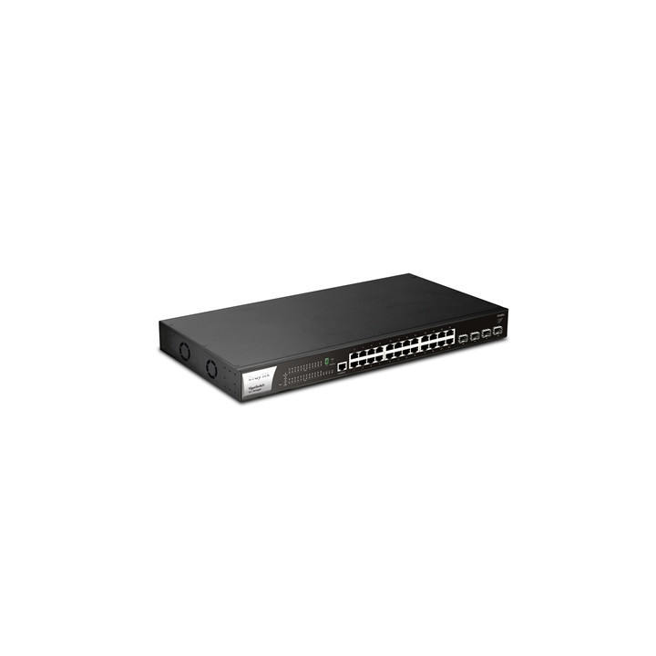 DrayTek VSP2282X-K VigorSwitch P2282x 24 Port POE Fully Managed Layer 2+ Switch with 4x 10GbE SFP Ports