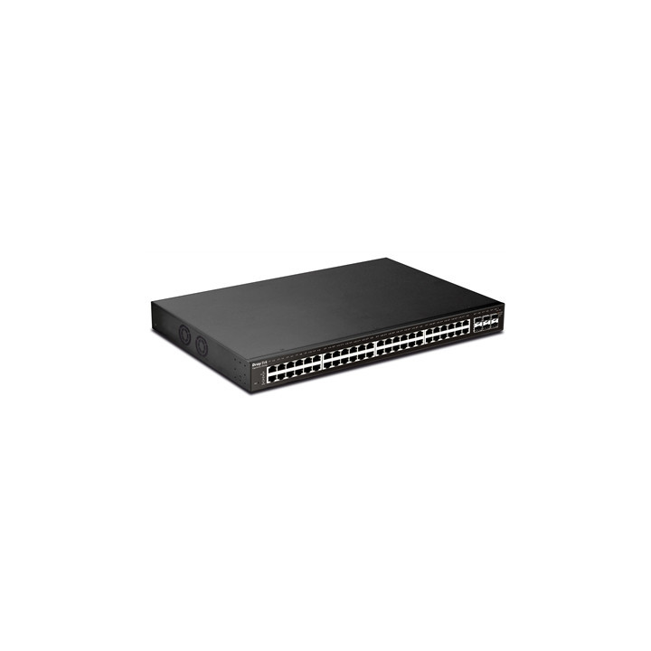 DrayTek VSP2540XS-K VigorSwitch P2540XS 48 Port POE Fully Managed Layer 2+ Switch with 6x 10GbE SFP Ports