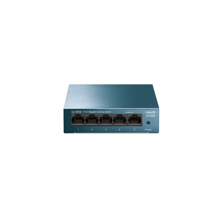 TP-Link LiteWave LS105G 5-Port 10/100/1000Mbps Metal Gigabit Desktop Network Switch