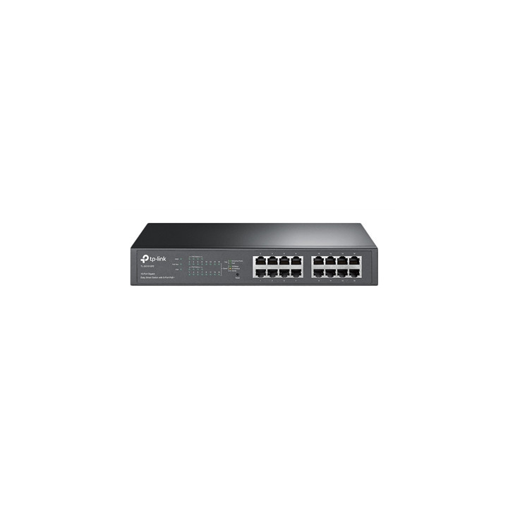 TP-Link TL-SG1016PE 16-Port Metal Gigabit Easy Smart Switch with 8-Port PoE+ (150W)