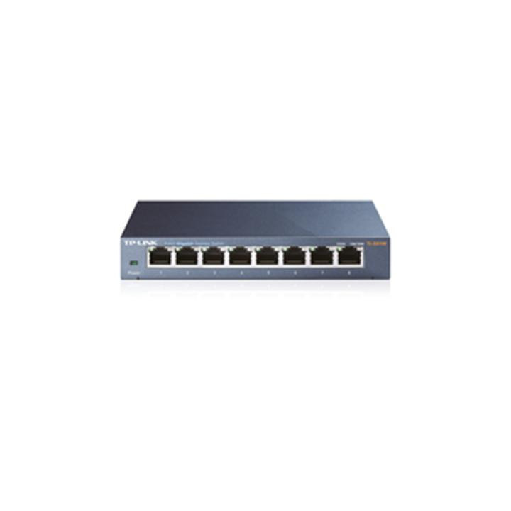 TP-Link TL-SG108 8-Port Metal 10/100/1000Mbps Gigabit Desktop Network Switch