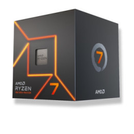AMD Ryzen 7 7700 with Radeon Graphics  8 Core Processor  16 Threads  3.8GHz up to 5.3GHz Boost  40MB Cache  65W  Wraith Prism LE