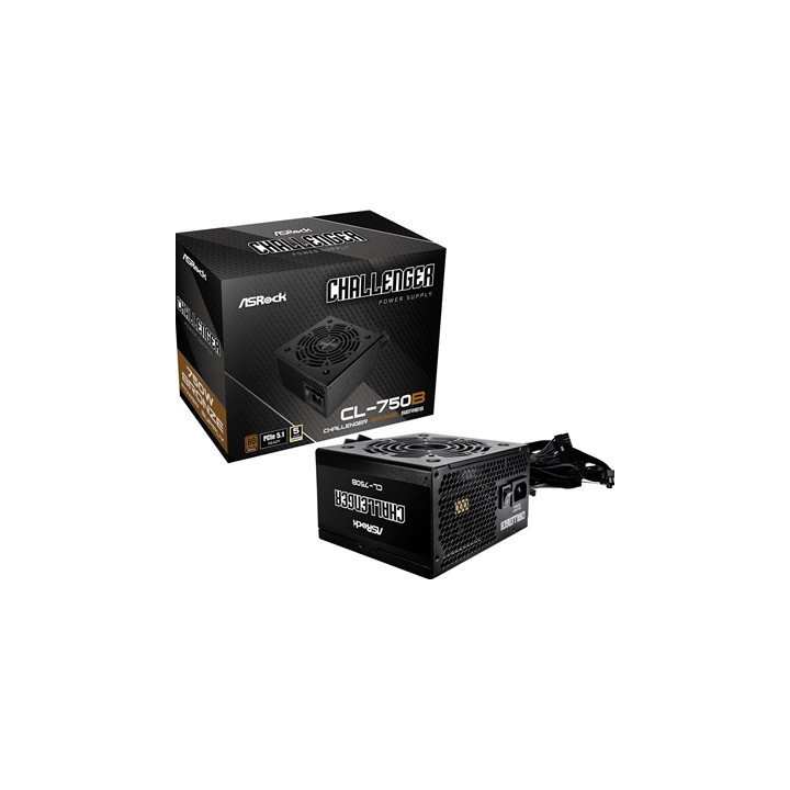 ASRock PRO-650B ATX Power Supply Unit  80 PLUS BRONZE Certified  Low noise 120mm FAN  High Efficiency PSU