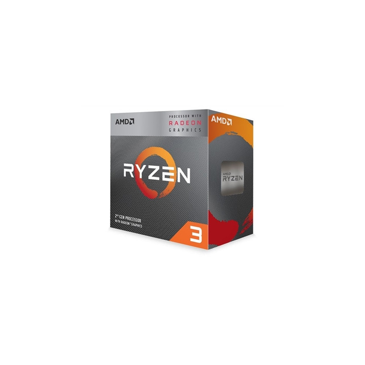 AMD Ryzen 3 3200G 4 Core AM4 Processor 3.8GHz up to 4.0GHz Boost  6MB Cache  65W  with Wraith Stealth Cooler  Radeon Vega 8 Grap