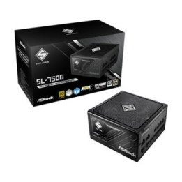 ASRock Steel Legend SL-750G 750W ATX Power Supply Unit  80 Plus Gold Certified  120mm Silent Cooling Fan  High Efficiency PSU