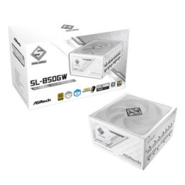 ASRock Steel Legend SL-850G 850W ATX Power Supply Unit  80 Plus Gold Certified  120mm Silent Cooling Fan  High Efficiency PSU