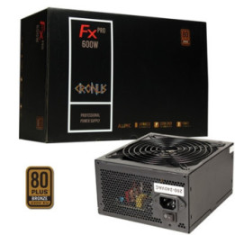 CRONUS 600ATV FX PRO 600W PSU  140mm Silent Cooling Fan  80 PLUS Bronze  Non Modular  Flat Black Cables  Supreme Performance