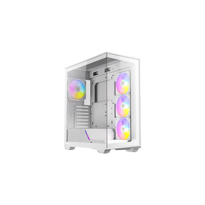 ANTEC Constellation C3 White ARGB Case  270 Full-View Tempered Glass  Dual Chamber  Tool-Free Design  4 x ARGB PWM Fans With Bui