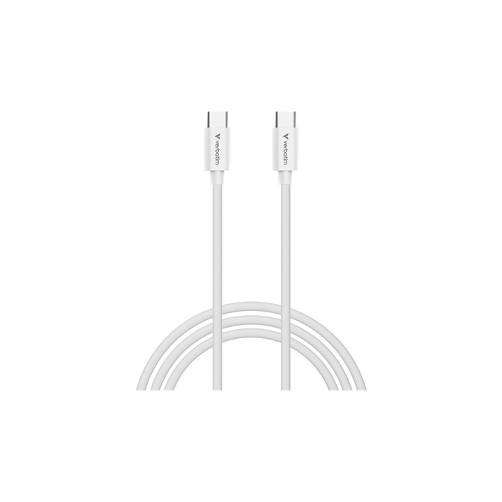Verbatim Essentials Sync & Charge 3m USB-C to C Cable  100W PD  480Mbps  USB Power Delivery 3.0 Supports Up To 100W Fast Chargin