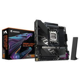 Gigabyte B850M AORUS ELITE WIFI6E AMD AM5 Socket Motherboard  Micro-ATX  4x DDR5 Slots  2x M.2 Sockets  Fitted I/O Shield  2.5Gb