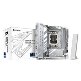 Gigabyte B860I AORUS PRO ICE Intel 1851 Socket Motherboard  Mini-ITX  2x DDR5 Slots  2x M.2 Sockets  Fitted I/O Shield  2.5GbE L