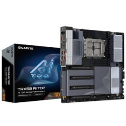 Gigabyte TRX50 AI TOP-2B AMD sTR5 Socket Motherboard  E-ATX  8x DDR5 Slots  4x M.2 Sockets  Fitted I/O Shield  2x 10GbE LAN  Wi-