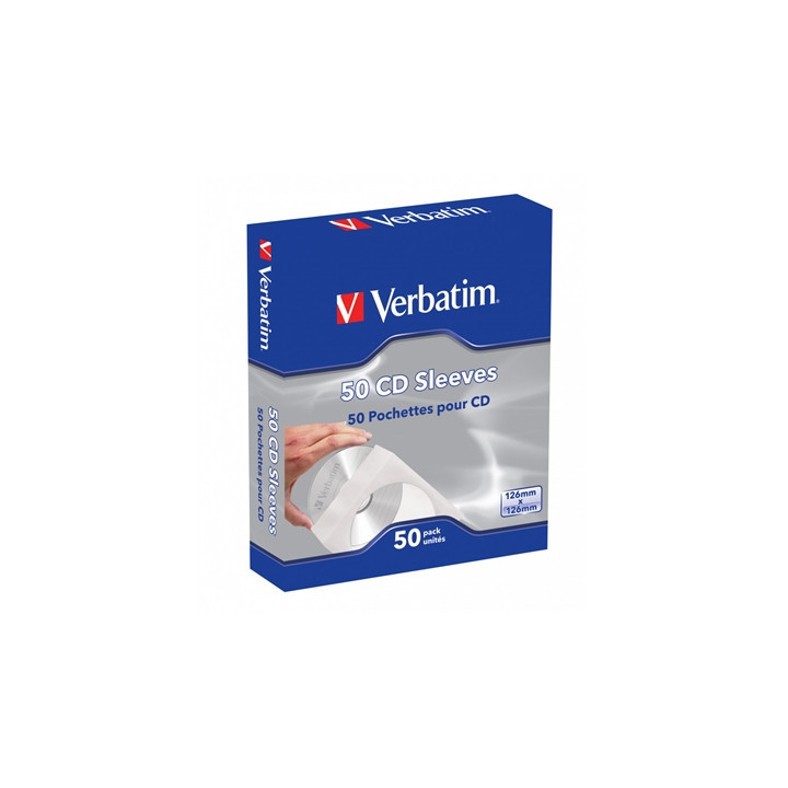 Verbatim CD-DVD Paper Sleeves 50-Pack