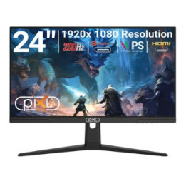 piXL X-Series GS24IDPHA 24.5 Inch Full HD IPS Gaming Monitor with 200Hz Refresh Rate  1920 x 1080 Resolution  0.5ms Response Tim