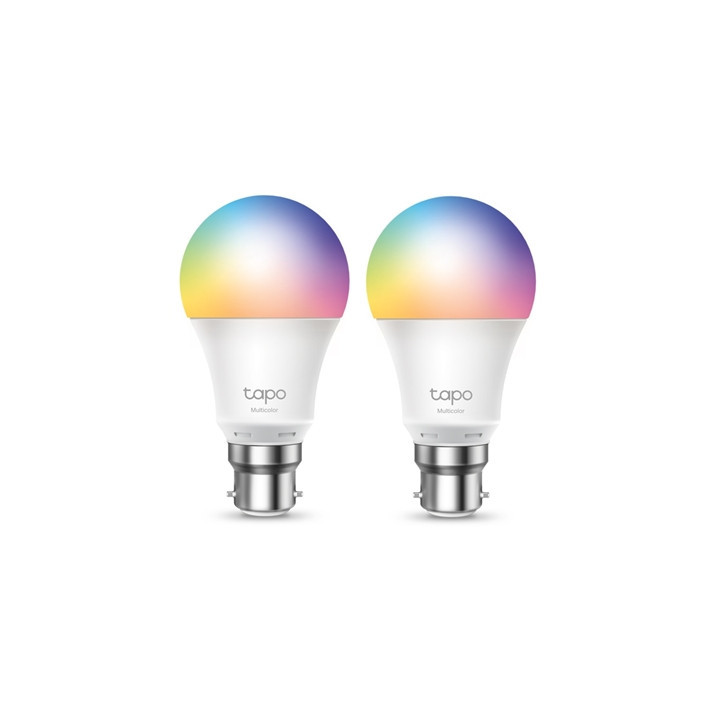 TP-Link Tapo L530B(2-Pack) Smart Wi-Fi Light Bulb  Multicolor  B22  2-Pack