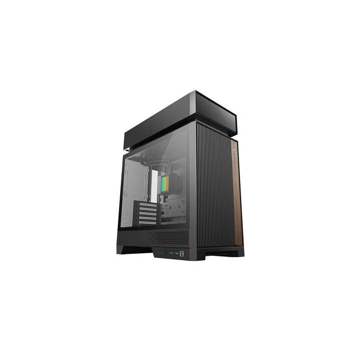 DeepCool CL6600 ARGB Modular Split-Chamber Mid-Tower ATX Case  Tempered Glass Panels   Pre-installed 360mm ARGB Liquid Cooler  2