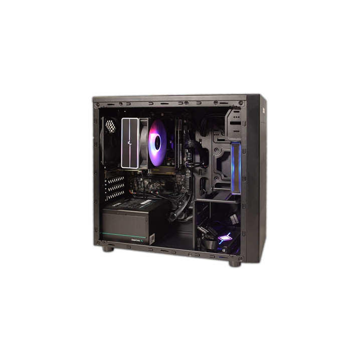 RGB Micro Tower - AMD Ryzen 3 4300G Quad Core 8 Thread 3.80GHz (4.00GHz Boost)  16GB DDR4 RAM  1TB NVMe M.2  WiFi 6 + BT  120mm 
