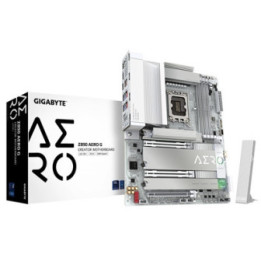 Gigabyte Z890 AERO G Intel 1851 Socket Motherboard  ATX  4x DDR5 Slots  5x M.2 Sockets  Fitted I/O Shield  2x 2.5GbE LAN  Wi-Fi 