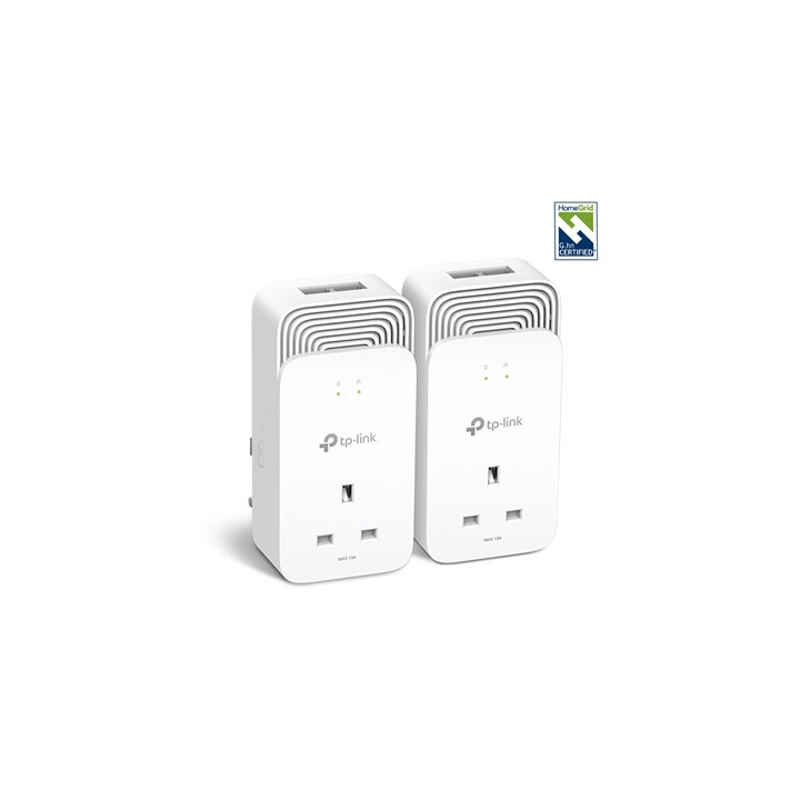 TP-Link PG2400P KIT G.hn2400 Passthrough Powerline Kit