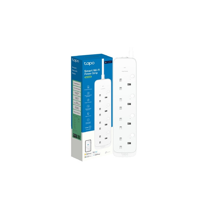 TP-Link Tapo P304M Smart Wi-Fi Power Strip  4-Outlets  Matter