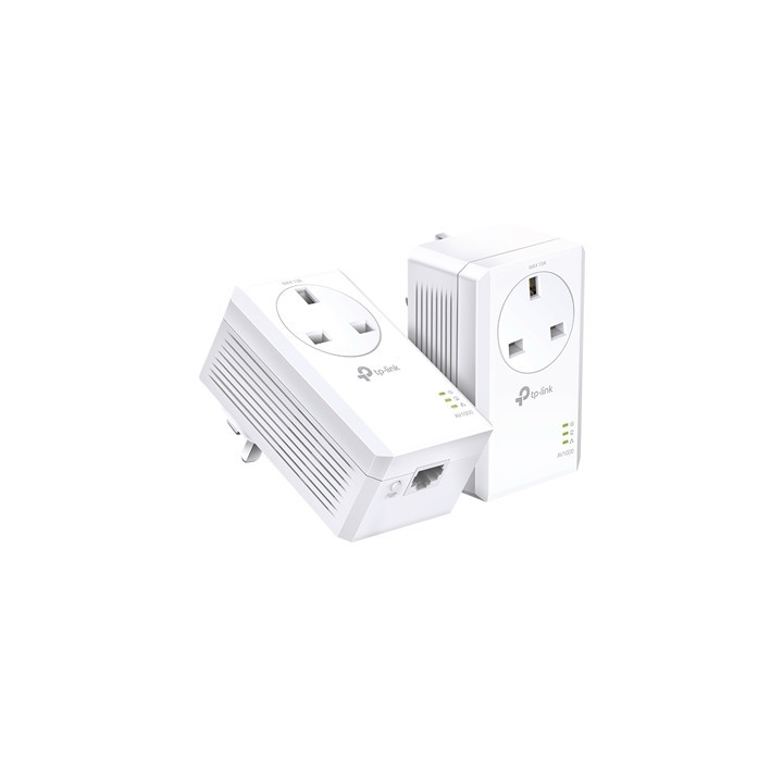 TP-Link TL-PA7017P KIT AV1000 Gigabit Passthrough Powerline Starter Kit