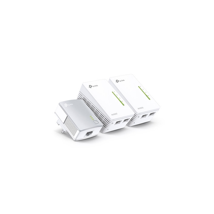 TP-Link TL-WPA4220 TKIT AV600 Powerline Wi-Fi Booster 2 LAN  3 units