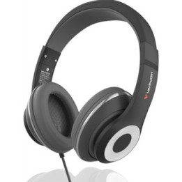 Verbatim TruSound USB-C Over-Ear Headset With In-Line Microphone  Black
