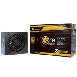 Seasonic CORE GX ATX 3.1  (SRP-CGX751-A5A32SF) 750W PSU  120mm Fan  80 PLUS Gold  Fully Modular  Individual Black Cables with Br