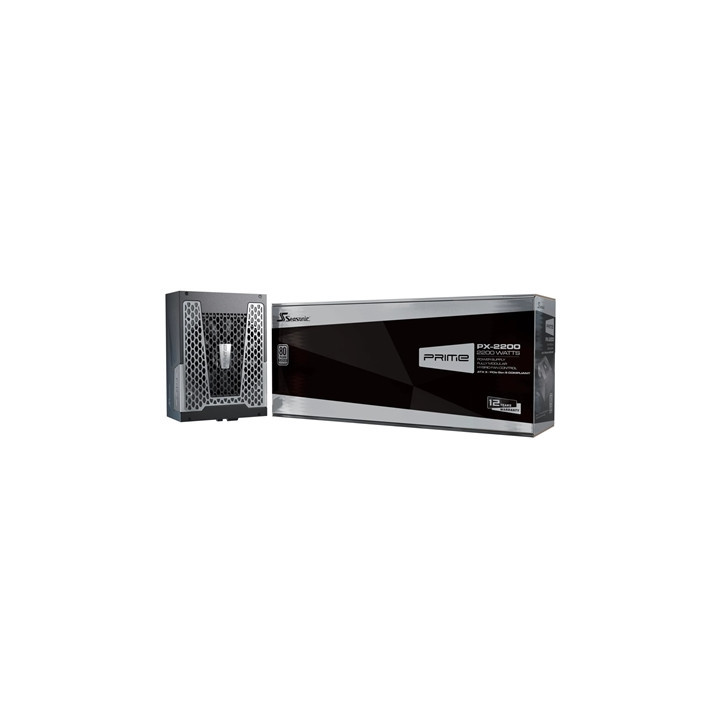 Seasonic PRIME PX ATX 3.1  (PRIME-PX-2200-ATX30  ) 2200W PSU  135mm Fan  80 PLUS Platinum  Fully Modular  Individual Black Cable