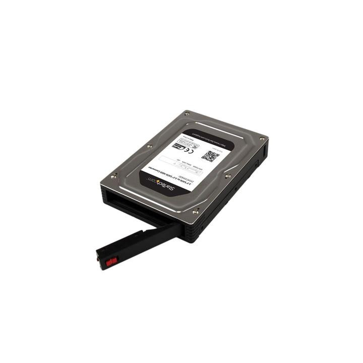 StarTech 2.5“ to 3.5“ SATA Aluminum Hard Drive Adapter Enclosure with SSD / HDD Height up to 12.5mm