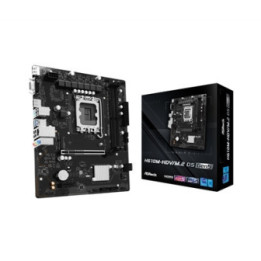 ASRock H610M-HDV/M.2 D5 Gen5 Intel 1700 Socket Motherboard  Micro-ATX  2x DDR5 Slots  1x M.2 Socket  GbE LAN  1x D-Sub / 1x Disp