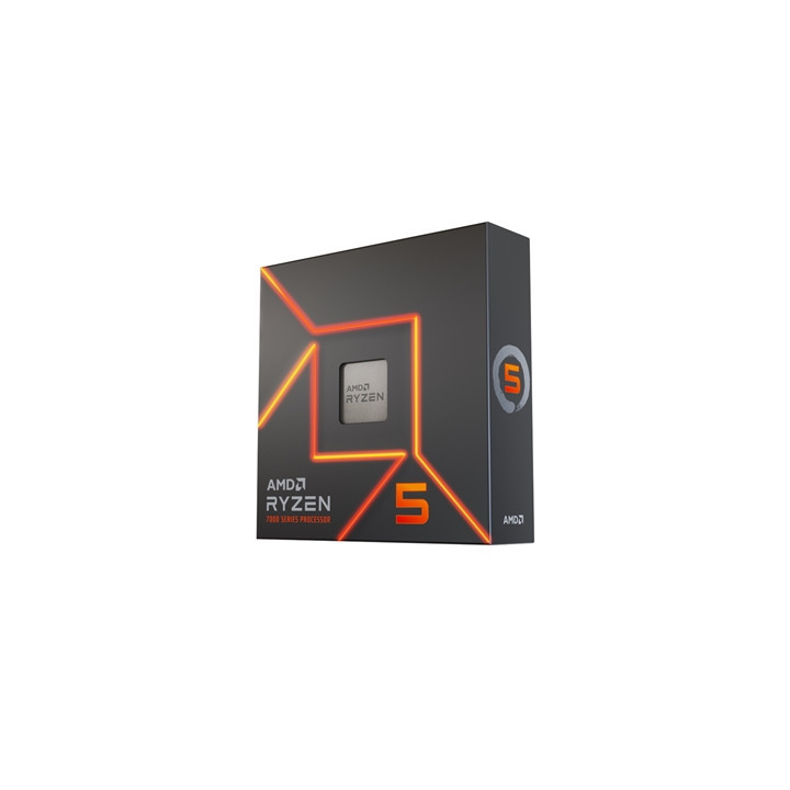 AMD Ryzen 5 7600X 4.7GHz 6 Core AM5 Processor  12 Threads  4.7GHz up to 5.3GHz Boost  38MB Cache 105W  No Fan  Radeon Graphics