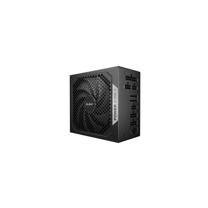 be quiet! Power Zone 2 1000W PSU - 80 PLUS Platinum  Semi-Passive Cooling  Pure Wings 3 Fan  PCIe 5.1/ATX 3.1 Compatibility  10-