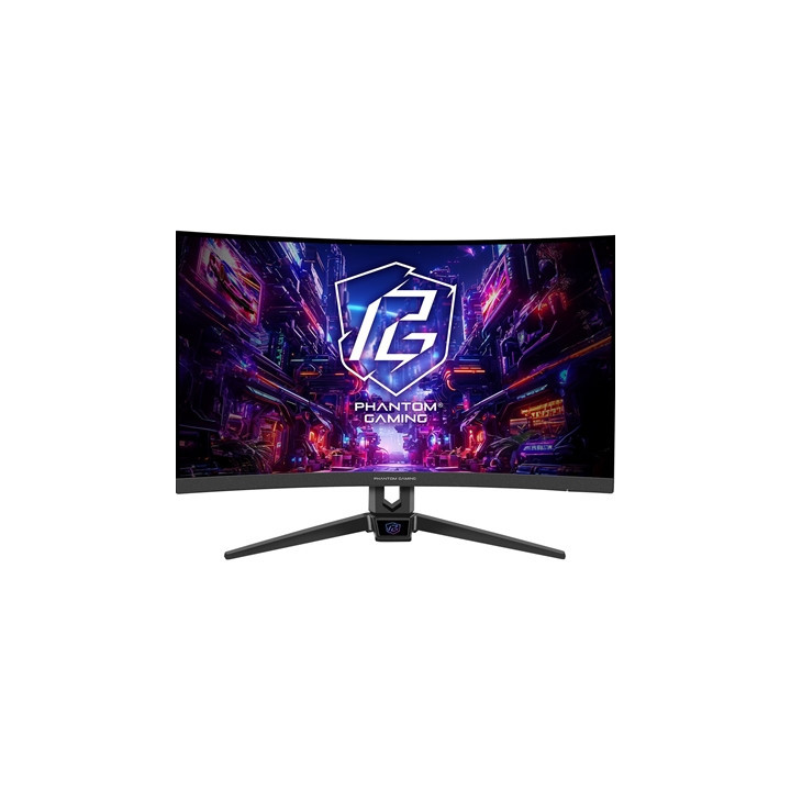 ASRock Phantom Gaming PG27FRS1A 27 Inch FHD (1920 x 1080) VA Curved (1500R) Gaming Monitor  280Hz 1ms (MPRT) Response Time  2 x 
