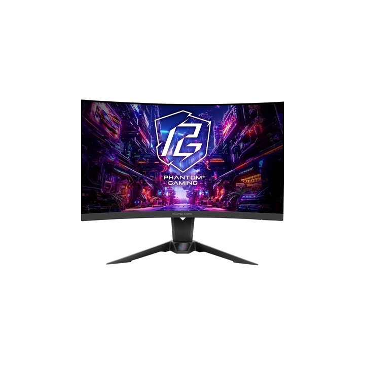 ASRock Phantom Gaming PG27QRT2A 27 Inch QHD (2560 x 1440) Curved (1500R) VA Gaming Monitor  180Hz 1ms (MPRT) Response Time  2 x 