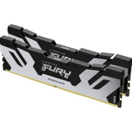 Kingston FURY Renegade KF564C32RSK2-64 64GB (2x 32GB) DIMM System Memory  6400MHz  DDR5  CL32  Silver  Intel XMP