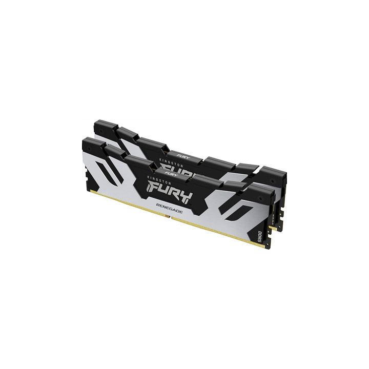 Kingston FURY Renegade KF564C32RSK2-64 64GB (2x 32GB) DIMM System Memory  6400MHz  DDR5  CL32  Silver  Intel XMP